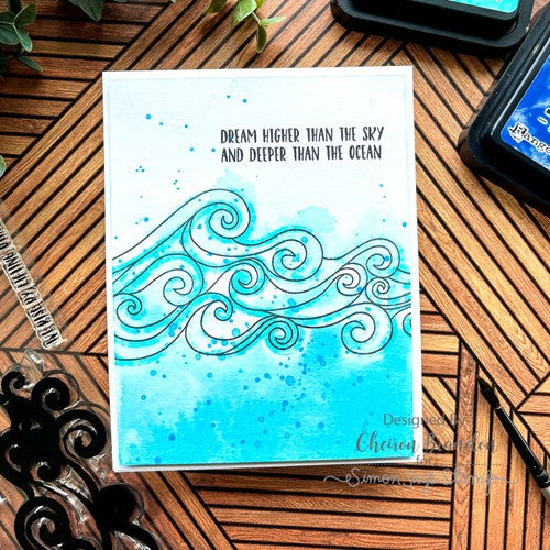 Simon Says Stamp! Simon Says Clear Stamps WAVES OF CHANGE sss202362