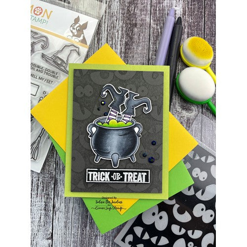 Simon Says Stamp! Simon Says Clear Stamps TOIL AND TROUBLE sss302354c