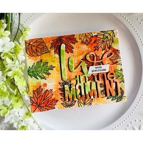 Simon Says Stamp! Simon Says Clear Stamps LINED LEAVES sss302344c