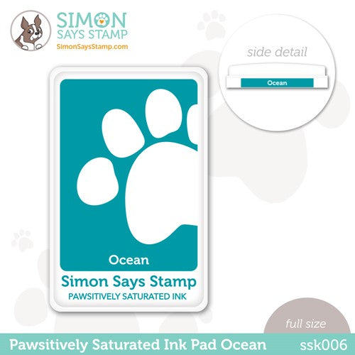 Simon Says Stamp! Simon Says Stamp Pawsitively Saturated Ink Pad OCEAN ssk006