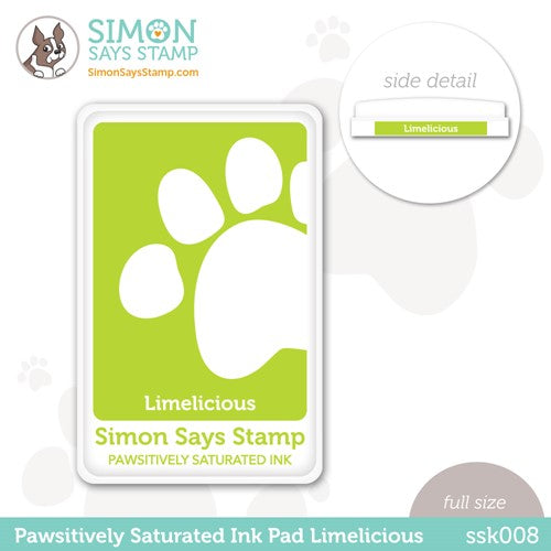 Simon Says Stamp! Simon Says Stamp Pawsitively Saturated Ink Pad LIMELICIOUS ssk008