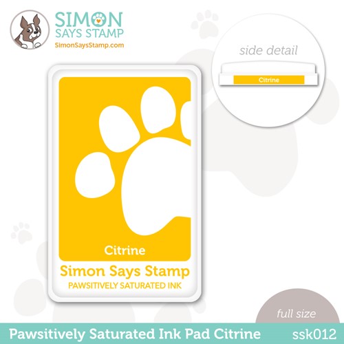 Simon Says Stamp! Simon Says Stamp Pawsitively Saturated Ink Pad CITRINE ssk012