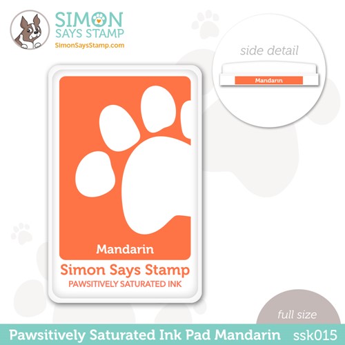 Simon Says Stamp! Simon Says Stamp Pawsitively Saturated Ink Pad MANDARIN ssk015