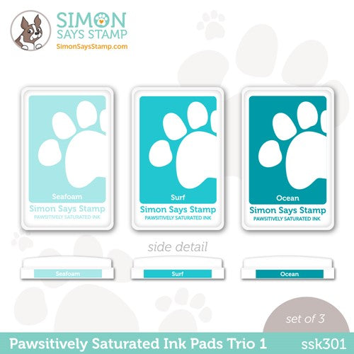 Simon Says Stamp! Simon Says Stamp Pawsitively Saturated Ink TRIO 1 ssk301