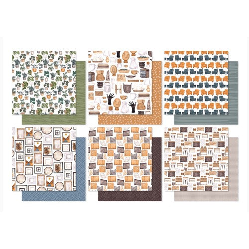 Simon Says Stamp! Paper Rose HOME SWEET HOME PATTERNS 6x6 Paper Pack 23695*