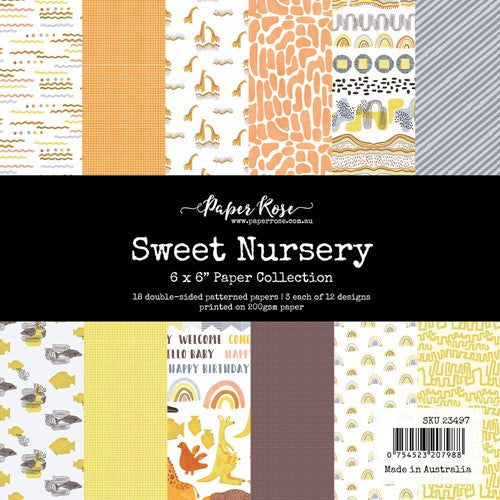 Simon Says Stamp! Paper Rose SWEET NURSERY 6x6 Paper Pack 23497*