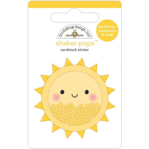 Simon Says Stamp! Doodlebug SUNSATIONAL Shaker Pops 3D Sticker 7309