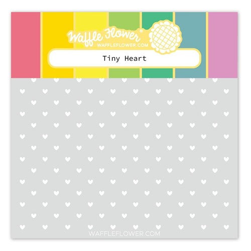 Simon Says Stamp! Waffle Flower TINY HEART Stencil 420863