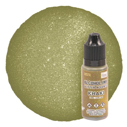 Couture Creations KHAKI Alcohol Ink Glitter Accents co728350* – Simon Says  Stamp