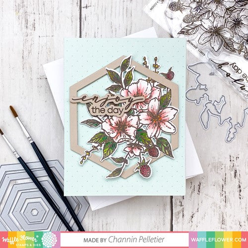 Simon Says Stamp! Waffle Flower ANEMONE Clear Stamps 420871*