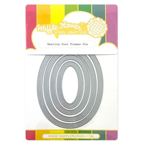 Simon Says Stamp! Waffle Flower NESTING OVAL FRAMES Dies 420866