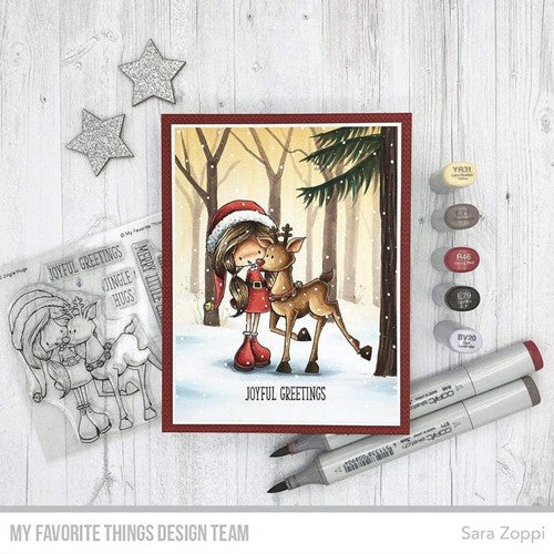 Simon Says Stamp! My Favorite Things JINGLE HUGS Clear Stamps ti010 | color-code:ALT3