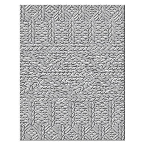 Simon Says Stamp! SES-025 Spellbinders SWEATER WEATHER Embossing Folder