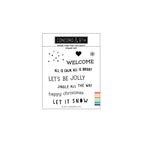 Simon Says Stamp! Concord & 9th HOME FOR THE HOLIDAYS Clear Stamp Set 11193