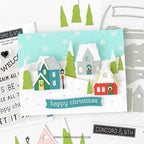 Simon Says Stamp! Concord & 9th HOME FOR THE HOLIDAYS Clear Stamp Set 11193