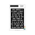 Simon Says Stamp! Concord & 9th MIX AND MATCH HOLIDAY SENTIMENTS Clear Stamp Set 11196