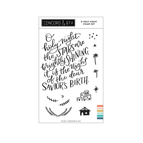 Simon Says Stamp! Concord & 9th O HOLY NIGHT Clear Stamp Set 11199