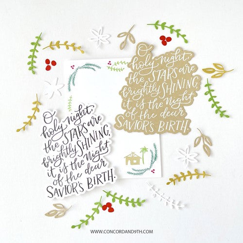 Simon Says Stamp! Concord & 9th O HOLY NIGHT Clear Stamp Set 11199