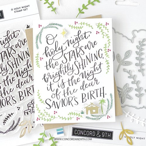 Simon Says Stamp! Concord & 9th O HOLY NIGHT Clear Stamp Set 11199