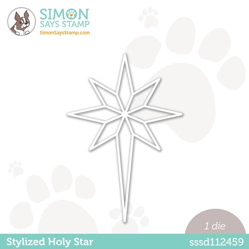 Simon Says Stamp! Simon Says Stamp STYLIZED HOLY STAR Wafer Die sssd112459