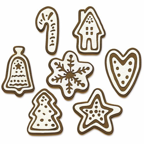Simon Says Stamp! Tim Holtz Sizzix CHRISTMAS COOKIES Thinlits Dies 665566