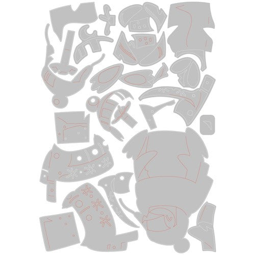 Simon Says Stamp! Tim Holtz Sizzix EUGENE Colorize Thinlits Dies 665568