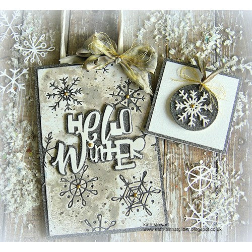 Simon Says Stamp! Tim Holtz Sizzix FESTIVE WORDS Thinlits Dies 665575