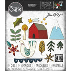 Simon Says Stamp! Tim Holtz Sizzix FUNKY NORDIC Thinlits Dies 665576
