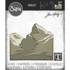 Simon Says Stamp! Tim Holtz Sizzix MOUNTAIN TOP Thinlits Dies 665580