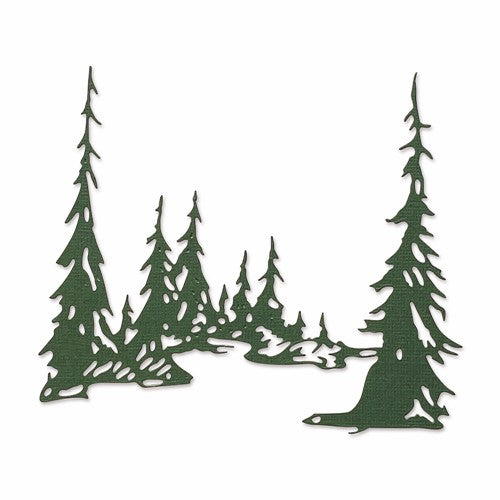Simon Says Stamp! Tim Holtz Sizzix TALL PINES Thinlits Dies 665583