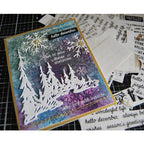 Simon Says Stamp! Tim Holtz Sizzix TALL PINES Thinlits Dies 665583