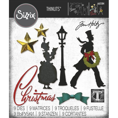 Simon Says Stamp! Tim Holtz Sizzix CHRISTMAS VAULT SERIES Thinlits Dies 665584