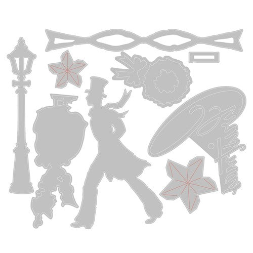 Simon Says Stamp! Tim Holtz Sizzix CHRISTMAS VAULT SERIES Thinlits Dies 665584