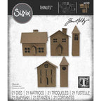 Simon Says Stamp! Tim Holtz Sizzix PAPER VILLAGE 2 Thinlits Dies 665585