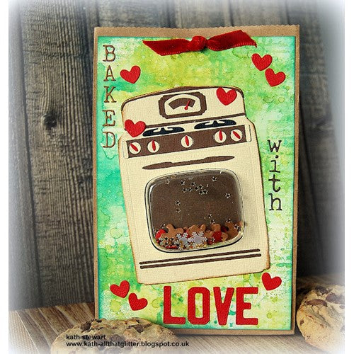 Simon Says Stamp! Tim Holtz Sizzix RETRO OVEN Thinlits Dies 665586