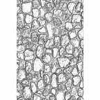 Simon Says Stamp! Tim Holtz Sizzix COBBLESTONE 2 3D Texture Fades Embossing Folder 665375