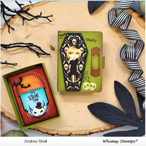 Simon Says Stamp! Whimsy Stamps ATC BOOK Dies WSD569