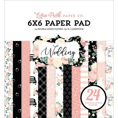 Simon Says Stamp! Echo Park WEDDING 6 x 6 Paper Pad wed258023