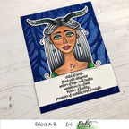 Simon Says Stamp! Picket Fence Studios CAPRICORN GIRL Clear Stamps hg111*