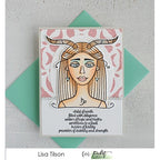 Simon Says Stamp! Picket Fence Studios CAPRICORN GIRL Clear Stamps hg111*