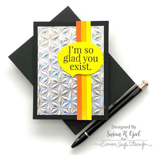 Simon Says Stamp! Simon Says Clear Stamps SO TALKATIVE sss202385 | color-code:ALT6