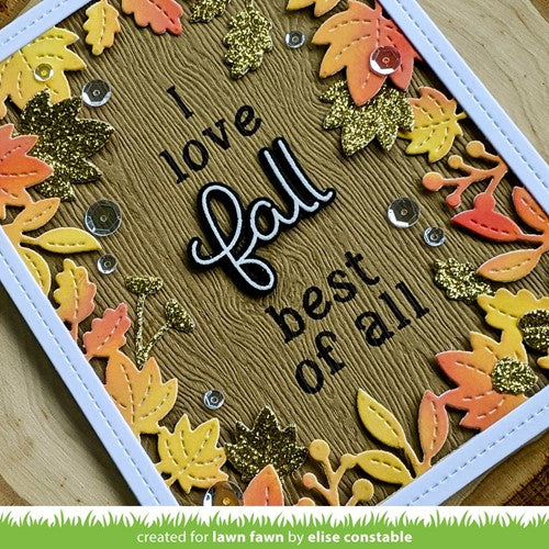 Simon Says Stamp! Lawn Fawn FALL LEAVES BACKDROP Die Cuts lf2703 | color-code:ALT2