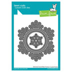 Simon Says Stamp! Lawn Fawn STITCHED SNOWFLAKE FRAME Die Cuts lf2701