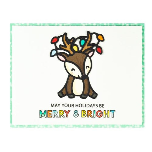 Simon Says Stamp! Lawn Fawn CHEERY DEER Die Cuts lf2699