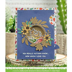 Simon Says Stamp! Lawn Fawn MAGIC IRIS FALL LEAVES ADD-ON Die Cuts lf2696
