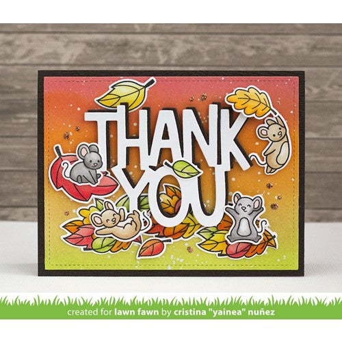 Simon Says Stamp! Lawn Fawn GIANT THANK YOU Die Cut lf2692