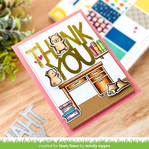 Simon Says Stamp! Lawn Fawn GIANT THANK YOU Die Cut lf2692 | color-code:ALT3