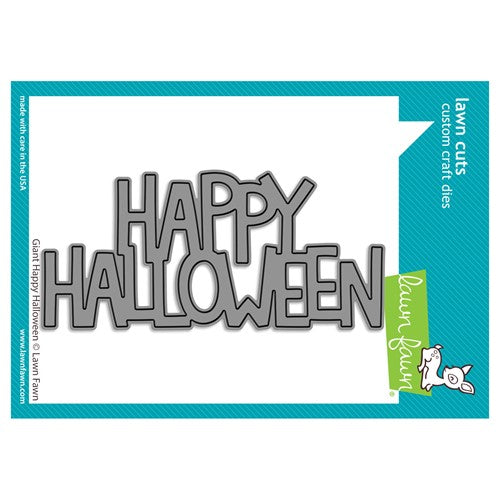 Simon Says Stamp! Lawn Fawn GIANT HAPPY HALLOWEEN Die Cut lf2691
