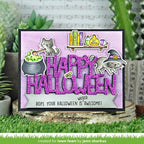 Simon Says Stamp! Lawn Fawn GIANT HAPPY HALLOWEEN Die Cut lf2691