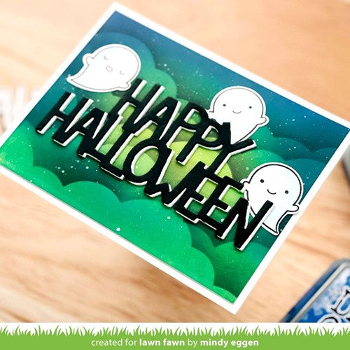 Simon Says Stamp! Lawn Fawn GIANT HAPPY HALLOWEEN Die Cut lf2691 | color-code:ALT2